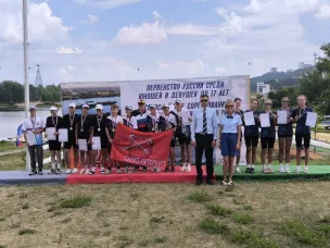 Нижегородская команда стала призером на Всероссийских соревнованиях по гребному спорту среди юношей и девушек до 15 лет