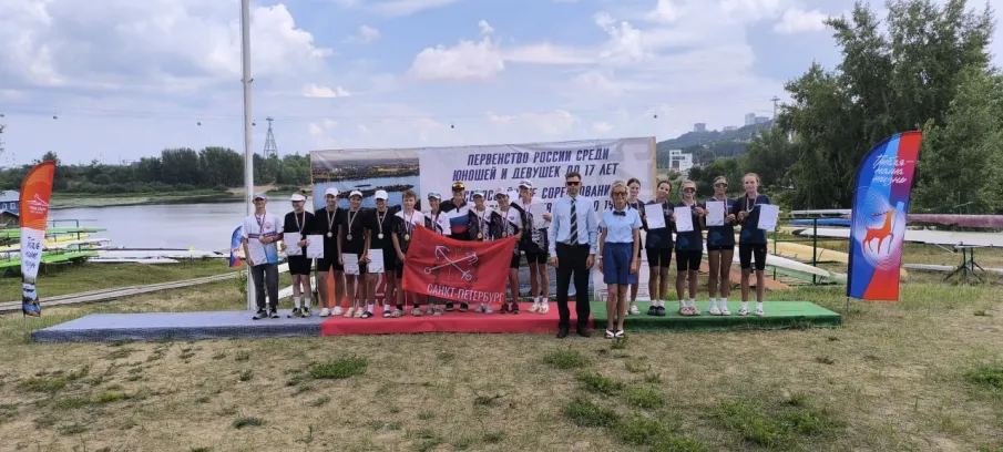 Нижегородская команда стала призером на Всероссийских соревнованиях по гребному спорту среди юношей и девушек до 15 лет