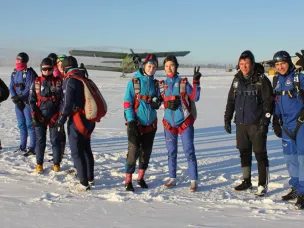 Нижегородские парашютистки завоевали 3 бронзовые медали на Чемпионате и Первенство России по парашютному-горнолыжному спорту