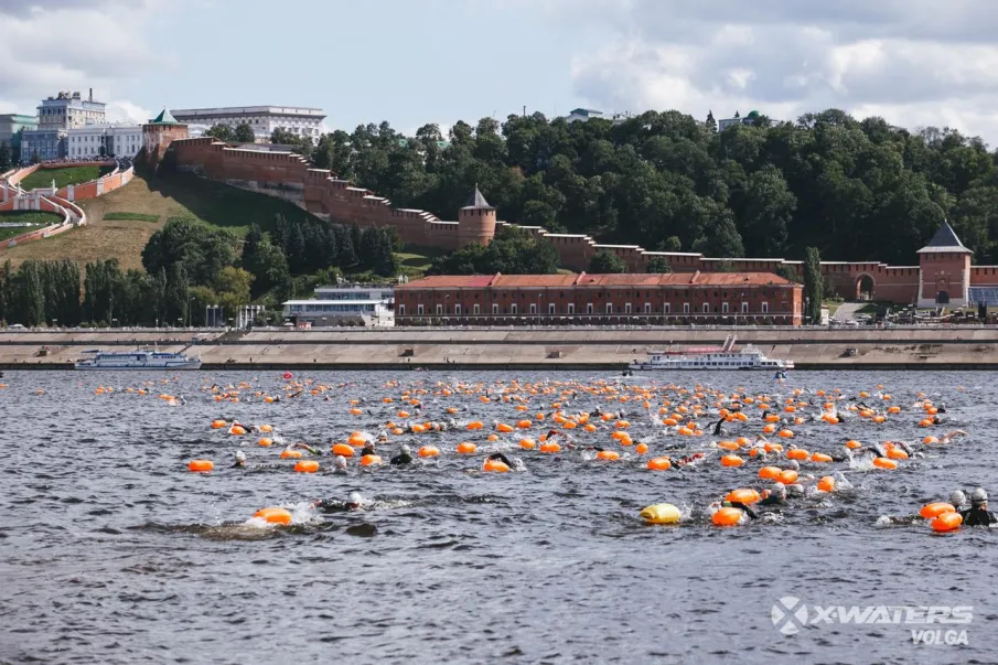 Спортсмены из 160 городов России и 10 стран мира переплывут Волгу на всероссийском заплыве в Нижнем Новгороде