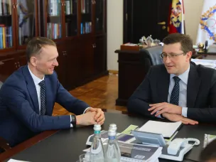 Глеб Никитин обсудил с президентом корпорации «Технониколь» Сергеем Колесниковым планы по созданию биатлонного комплекса в регионе