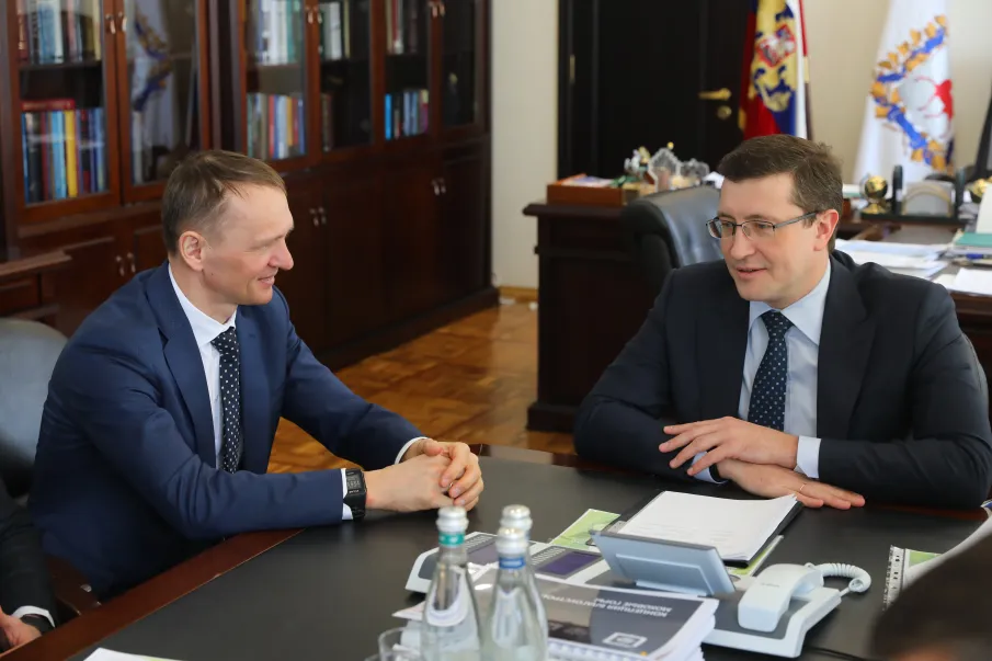 Глеб Никитин обсудил с президентом корпорации «Технониколь» Сергеем Колесниковым планы по созданию биатлонного комплекса в регионе