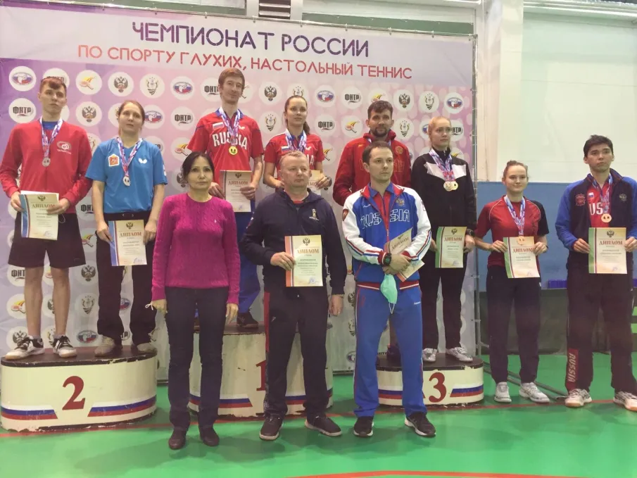 В активе нижегородских спортсменов 7 медалей на  Чемпионате России по настольному теннису