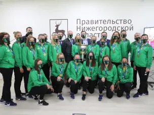 Глеб Никитин поздравил женскую команду «Норманочка» с победой в чемпионате России по мини-футболу