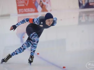 Нижегородская спортсменка Ирина Сальникова завоевала 3 медали на Кубке Союза конькобежцев России