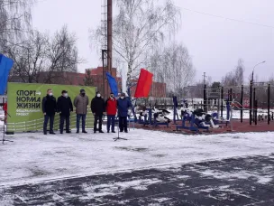 Новая спортплощадка появилась в Балахне в рамках нацпроекта «Демография»