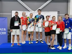 Нижегородские спортсмены заняли призовые места на Чемпионате России по бадминтону в Саратове