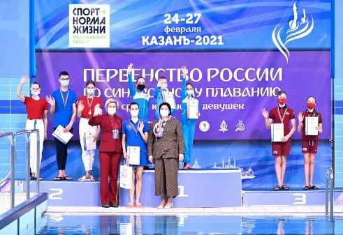 Нижегородские синхронисты завоевали серебряную медаль на Первенстве России в Казани