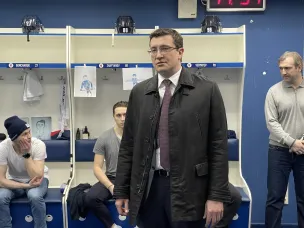 Глеб Никитин встретился с игроками и руководством ХК «Торпедо»